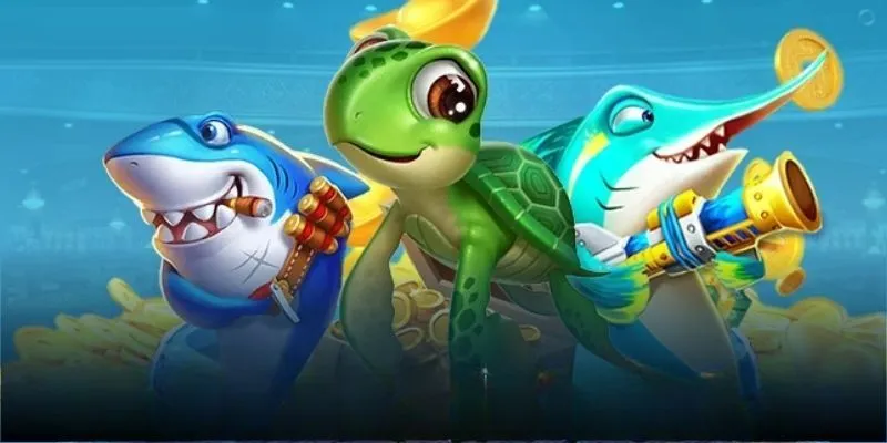 Các loại súng và đạn hỗ trợ trong game Bắn Cá Rùa Xanh tại MG188