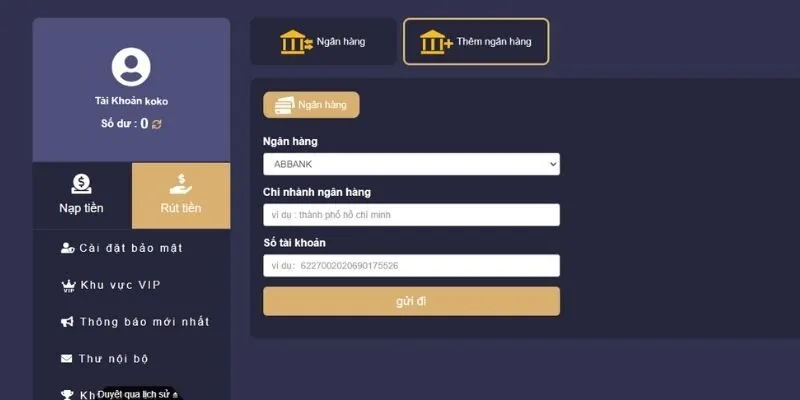 Hỗ trợ rút tiền MG188 24/7 qua nhiều kênh từ ngân hàng đến ví điện tử